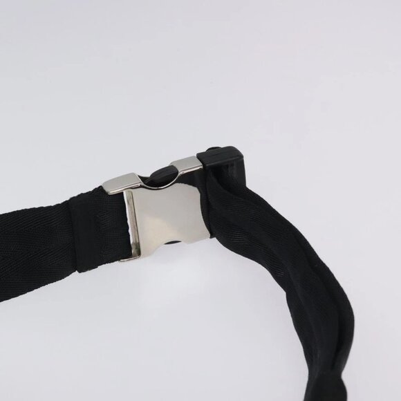 PRADA Waist bag Nylon Black Silver Auth 116632V - Picture 9 of 16